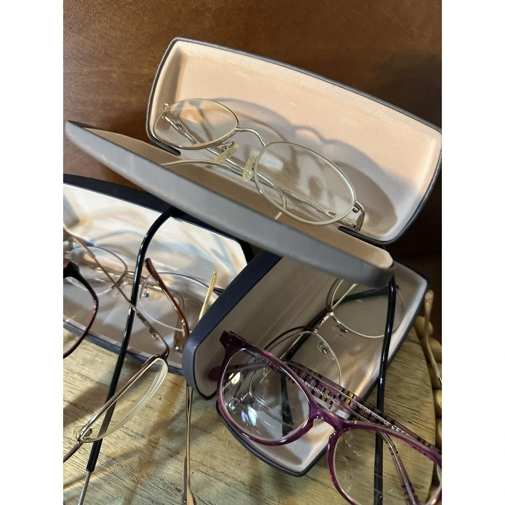 Lot of 15 Total Glasses Mixed + 9 Cases miscellaneous Vintage